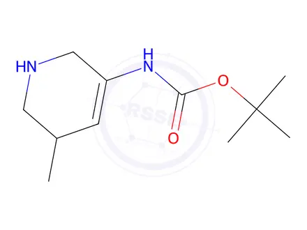 Chemical structure of Tert-butyl (5-methyl-1,2,5,6-tetrahydropyridin-3-yl)carbamate