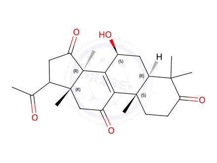 Chemical structure of Lucidone B