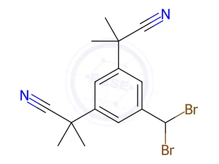 Chemical structure of Anastrozole EP Impurity D
