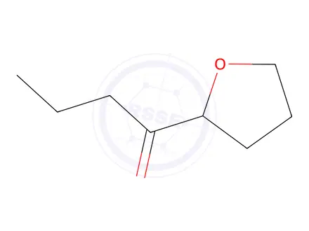 Chemical structure of 1-Butanone, 1-(tetrahydro-2-furanyl)-
