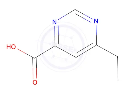 Chemical structure of 6-ethylpyrimidine-4-carboxylic acid