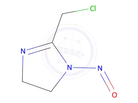 Chemical structure of N-Nitroso-2-(chloromethyl)-4,5-dihydro-1H-imidazole