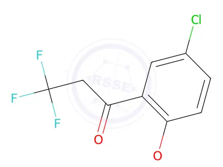 Chemical structure of 1-(5-chloro-2-methoxyphenyl)-3,3,3-trifluoropropan-1-one