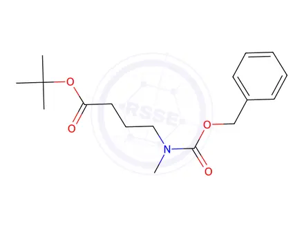 Chemical structure of tert-butyl 4-(((benzyloxy)carbonyl)(methyl)amino)butanoate