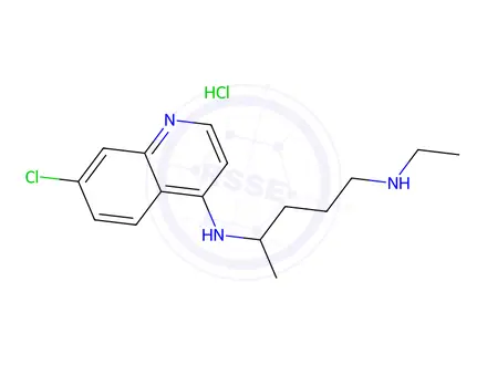 Chemical structure of Hydroxychloroquine EP Impurity D Hydrochloride