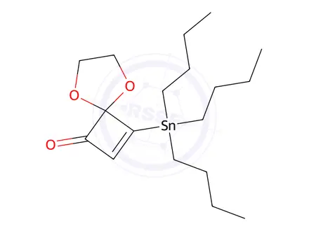 Chemical structure of 1-tributylstannyl-5,8-dioxaspiro[3.4]oct-1-en-3-one