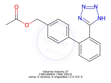 Chemical structure of Valsartan Impurity 231