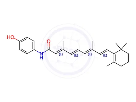 Chemical structure of Fenretinide