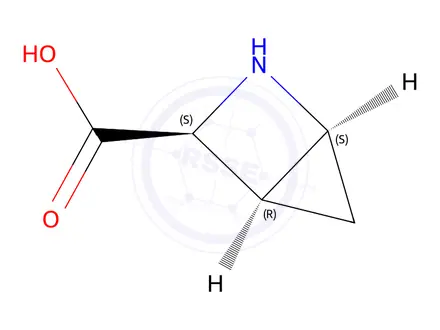 Chemical structure of (1S,3S,4R)-2-azabicyclo[2.1.0]Pentane-3-carboxylic acid