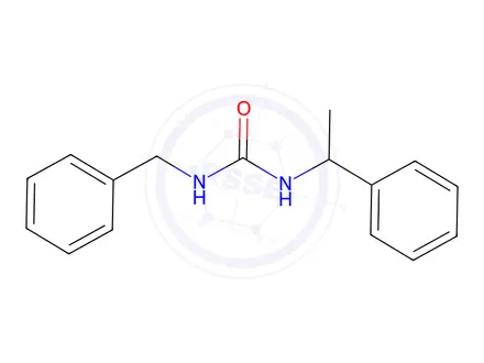 Chemical structure of 1-Benzyl-3-(1-phenylethyl)urea
