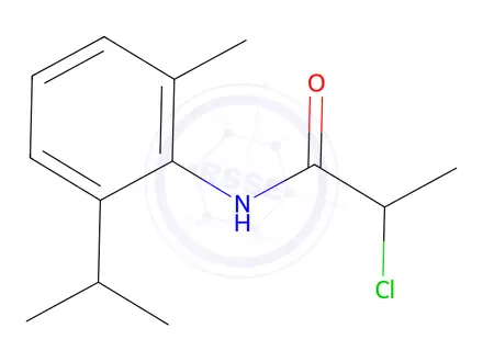 Chemical structure of 2-Chloro-N-[2-methyl-6-(propan-2-yl)phenyl]propanamide
