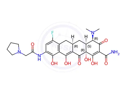 Chemical structure of Eravacycline Difference phase isomer
