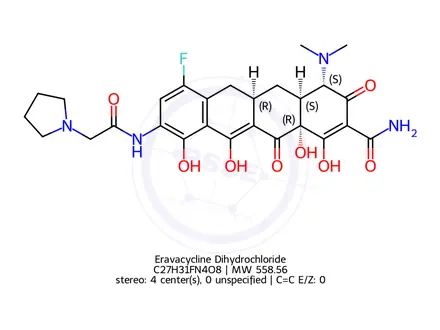 Chemical structure of Eravacycline