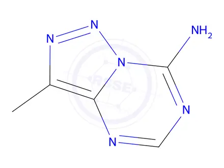 Chemical structure of 3-Methyl-[1,2,3]triazolo[1,5-a][1,3,5]triazin-7-amine