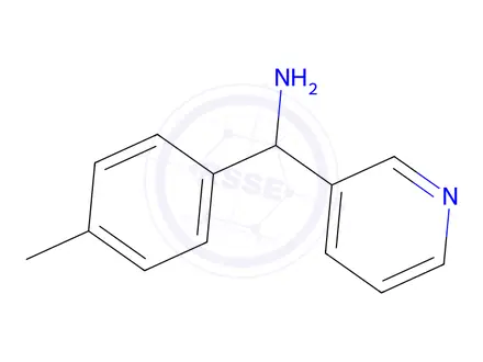 Chemical structure of Pyridin-3-yl(p-tolyl)methanamine