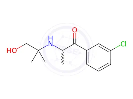 Chemical structure of Hydroxybupropion