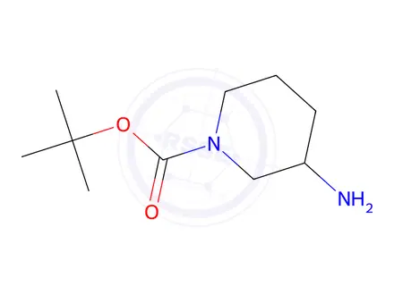 Chemical structure of 1-BOC-3-AMINOPIPERIDINE