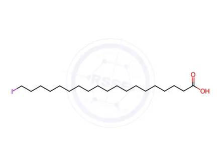 Chemical structure of 19-iodononadecanoic acid