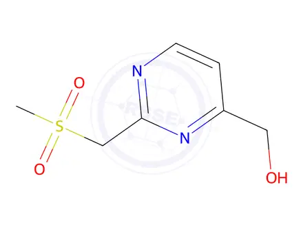 Chemical structure of [2-(methylsulfonylmethyl)pyrimidin-4-yl]methanol