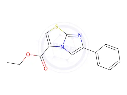 Chemical structure of Ethyl 6-phenylimidazo[2,1-b][1,3]thiazole-3-carboxylate