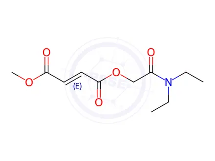 Chemical structure of Tepilamide Fumarate