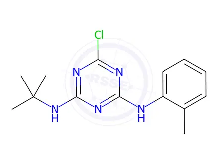 Chemical structure of N2-(tert-Butyl)-6-chloro-N4-(o-tolyl)-1,3,5-triazine-2,4-diamine