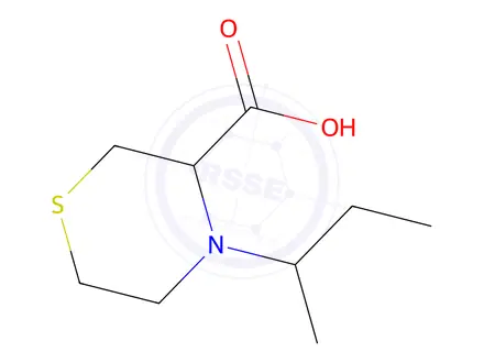 Chemical structure of 4-(Sec-butyl)thiomorpholine-3-carboxylic acid