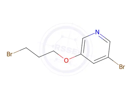 Chemical structure of 3-Bromo-5-(3-bromopropoxy)pyridine