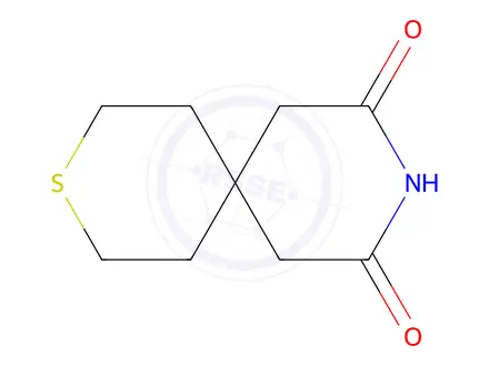 Chemical structure of 3-Thia-9-azaspiro[5.5]Undecane-8,10-dione