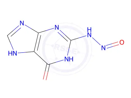 Chemical structure of N-Nitroso Aciclovir EP Impurity B