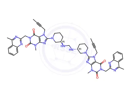 Chemical structure of Linagliptin Impurity 35