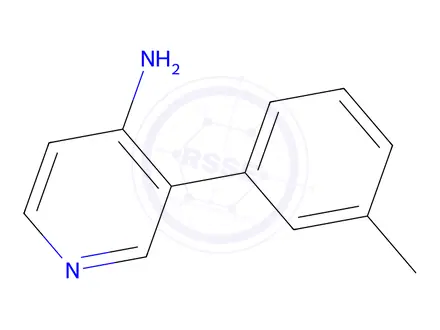 Chemical structure of 3-M-tolylpyridin-4-aMine