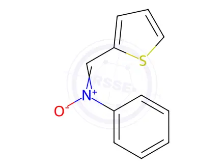 Chemical structure of N-Phenyl-1-(thiophen-2-yl)methanimine oxide