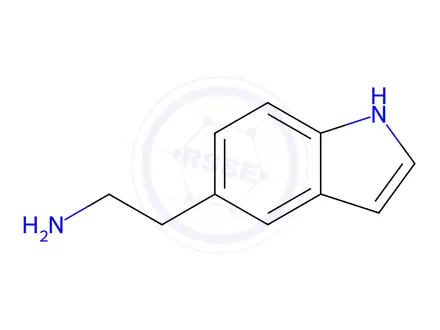 Chemical structure of 2-(1H-Indol-5-yl)ethanamine