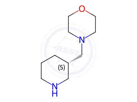 Chemical structure of 4-[[(3S)-piperidin-3-yl]methyl]morpholine