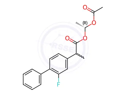 Chemical structure of (R)-Flurbiprofen Axetil