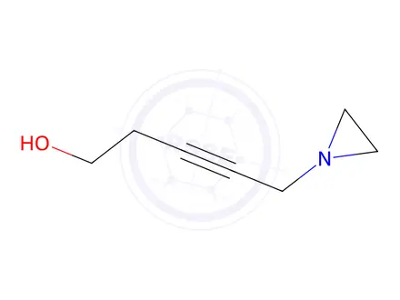 Chemical structure of 5-(Aziridin-1-yl)pent-3-yn-1-ol