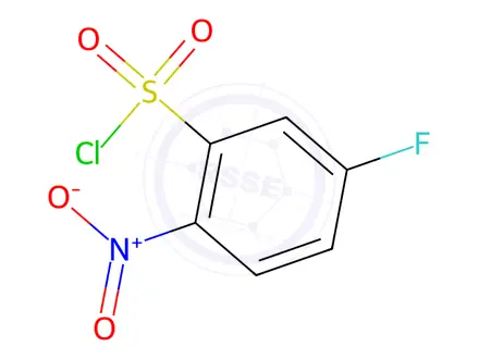 Chemical structure of 5-Fluoro-2-nitrophenylsulfonyl Chloride