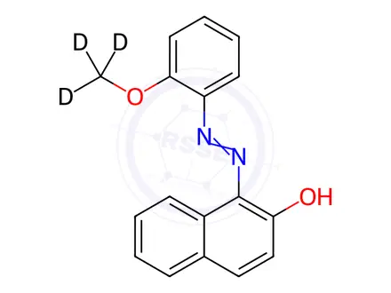 Chemical structure of Sudan Red Impurity 48