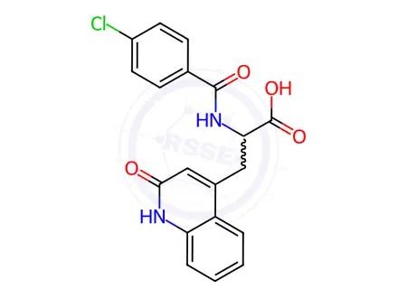 Chemical structure of Rebamipide