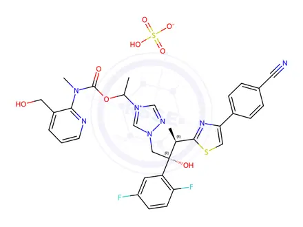 Chemical structure of Isavuconazole Impurity 261