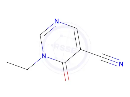 Chemical structure of 1-Ethyl-6-oxo-1,6-dihydropyrimidine-5-carbonitrile