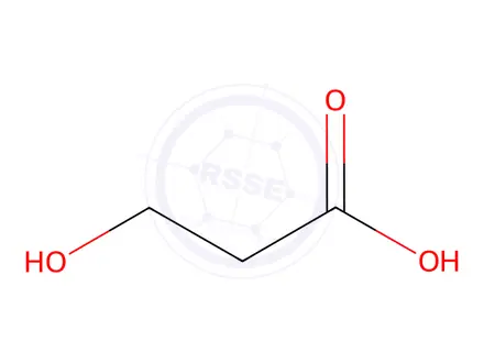 Chemical structure of 3-Hydroxypropionic acid(ca. 30% in Water)