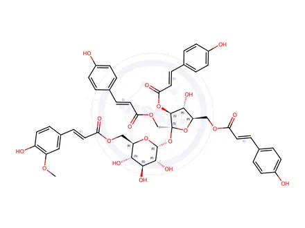 Chemical structure of vanicoside B