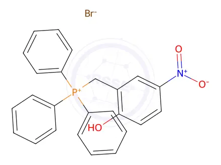 Chemical structure of Triphenyl-[2-hydroxy-5-nitrobenzyl]Phosphonium Bromide