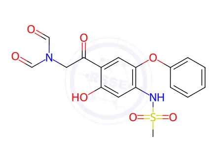 Chemical structure of Iguratimod Impurity 160