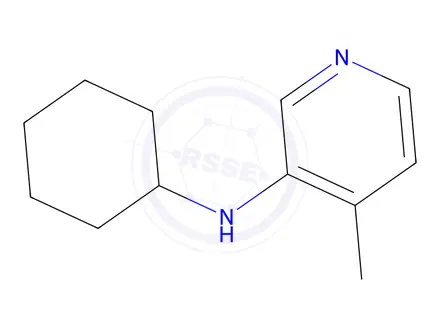 Chemical structure of n-Cyclohexyl-4-methylpyridin-3-amine