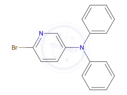 Chemical structure of 6-Bromo-N,N-diphenylpyridin-3-amine