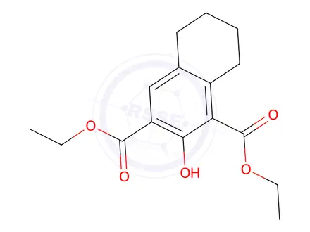 Chemical structure of Diethyl 2-Hydroxy-5,6,7,8-tetrahydronaphthalene-1,3-dicarboxylate