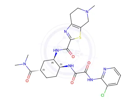 Chemical structure of Edoxaban Impurity 82